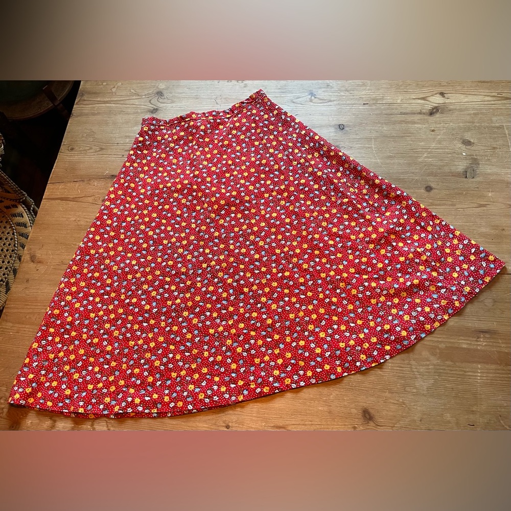 Vintage 70’s handmade floral skirt